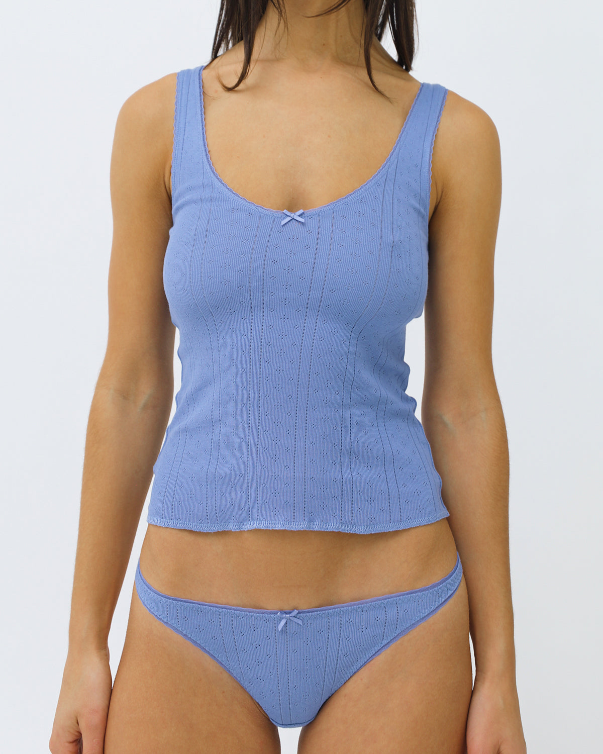The Scoop Tank in French Blue — view 3