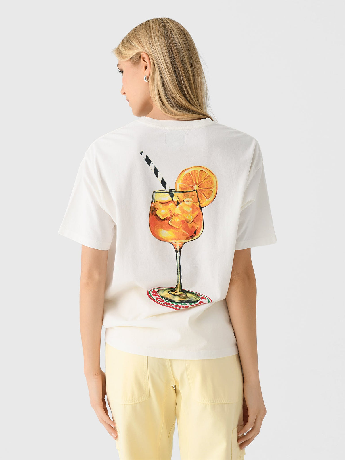 Spritz Boyfriend Tee in White — view 6