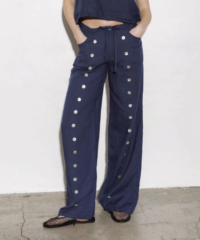 Nacar Pant in Blue