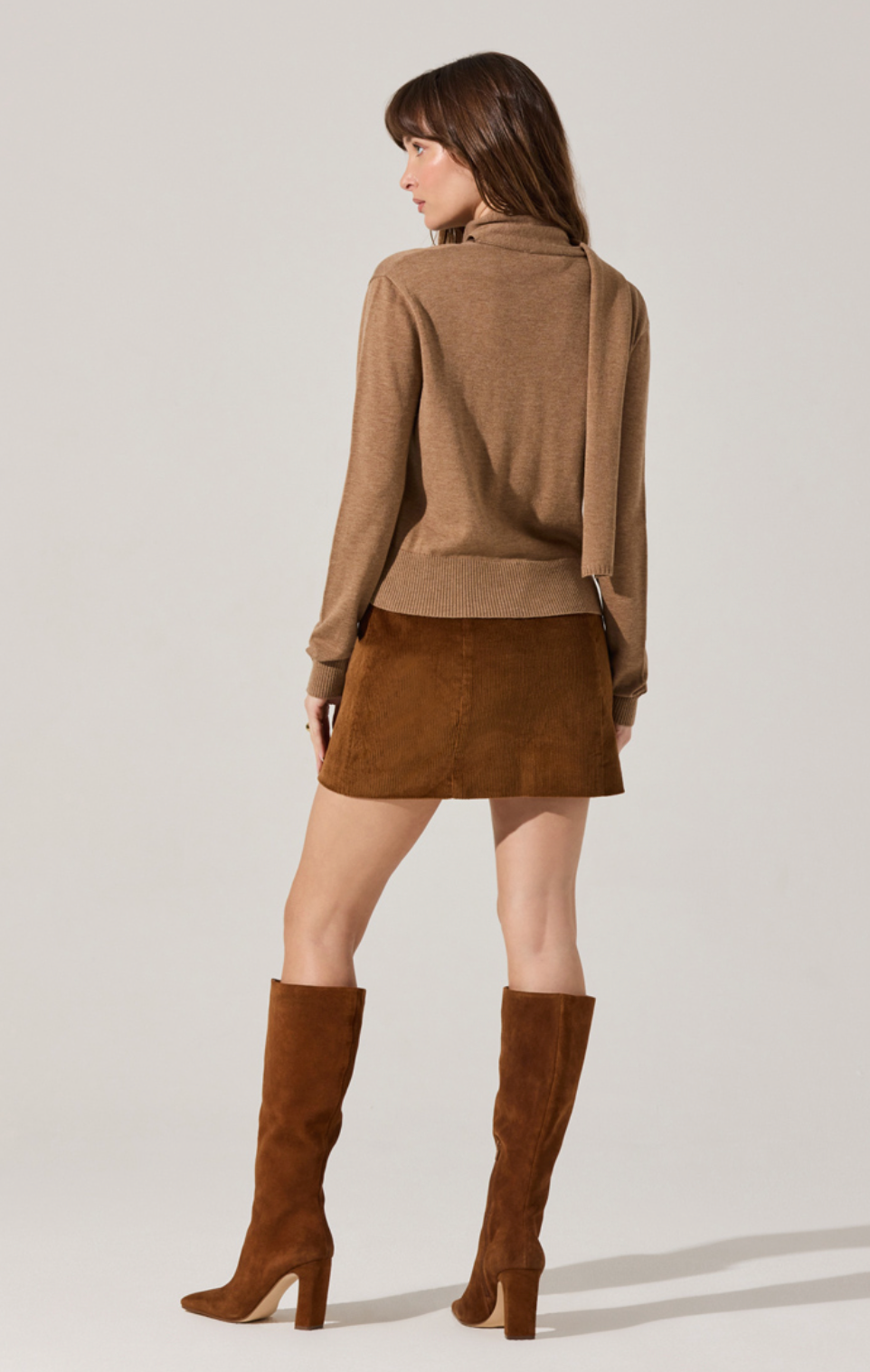 Glynne Sweater in Tan — view 4