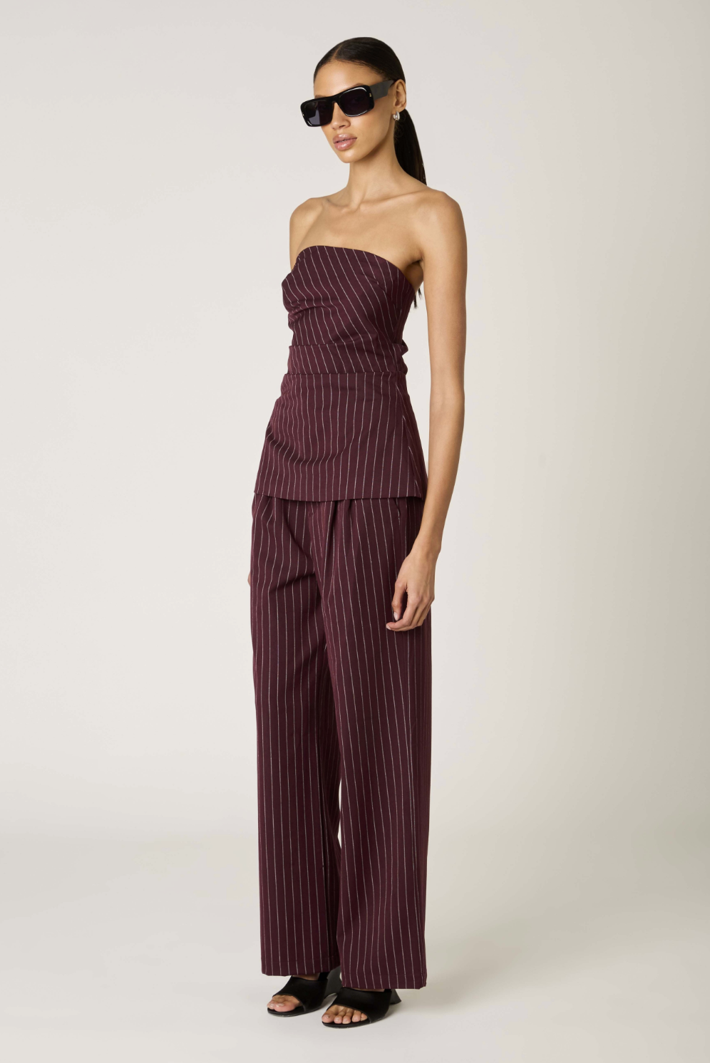 Kara Trouser in Oxblood