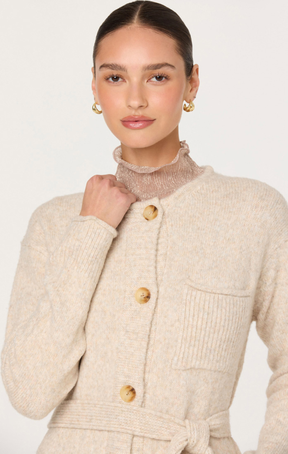Meris Sweater in Cream — view 3