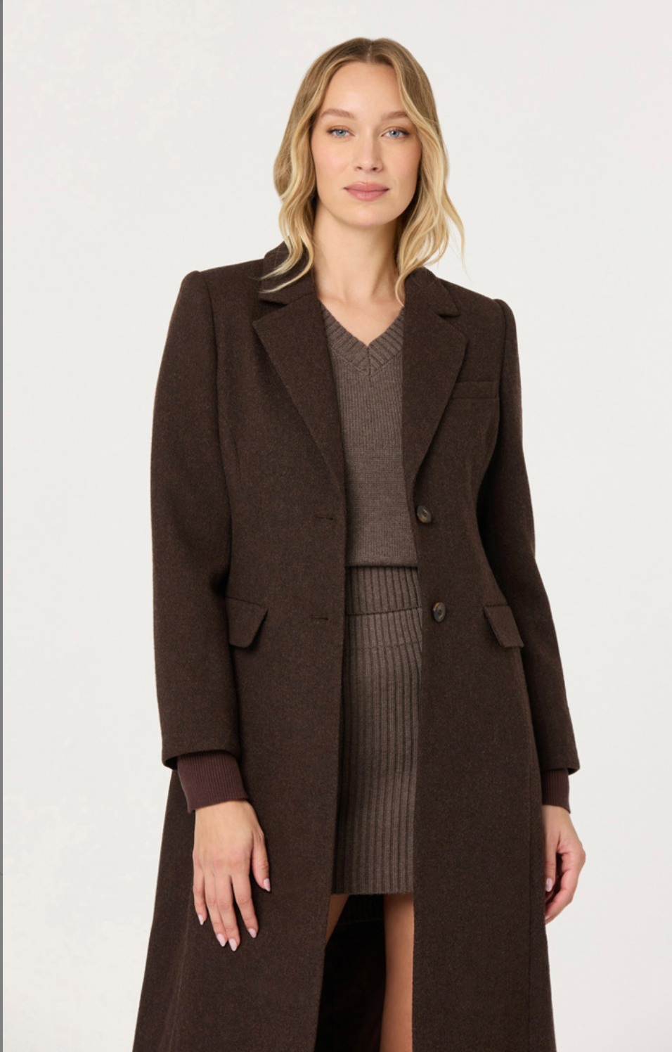 Melisse Coat in Brown — view 3