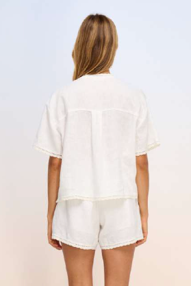 Hannah Blouse in White
