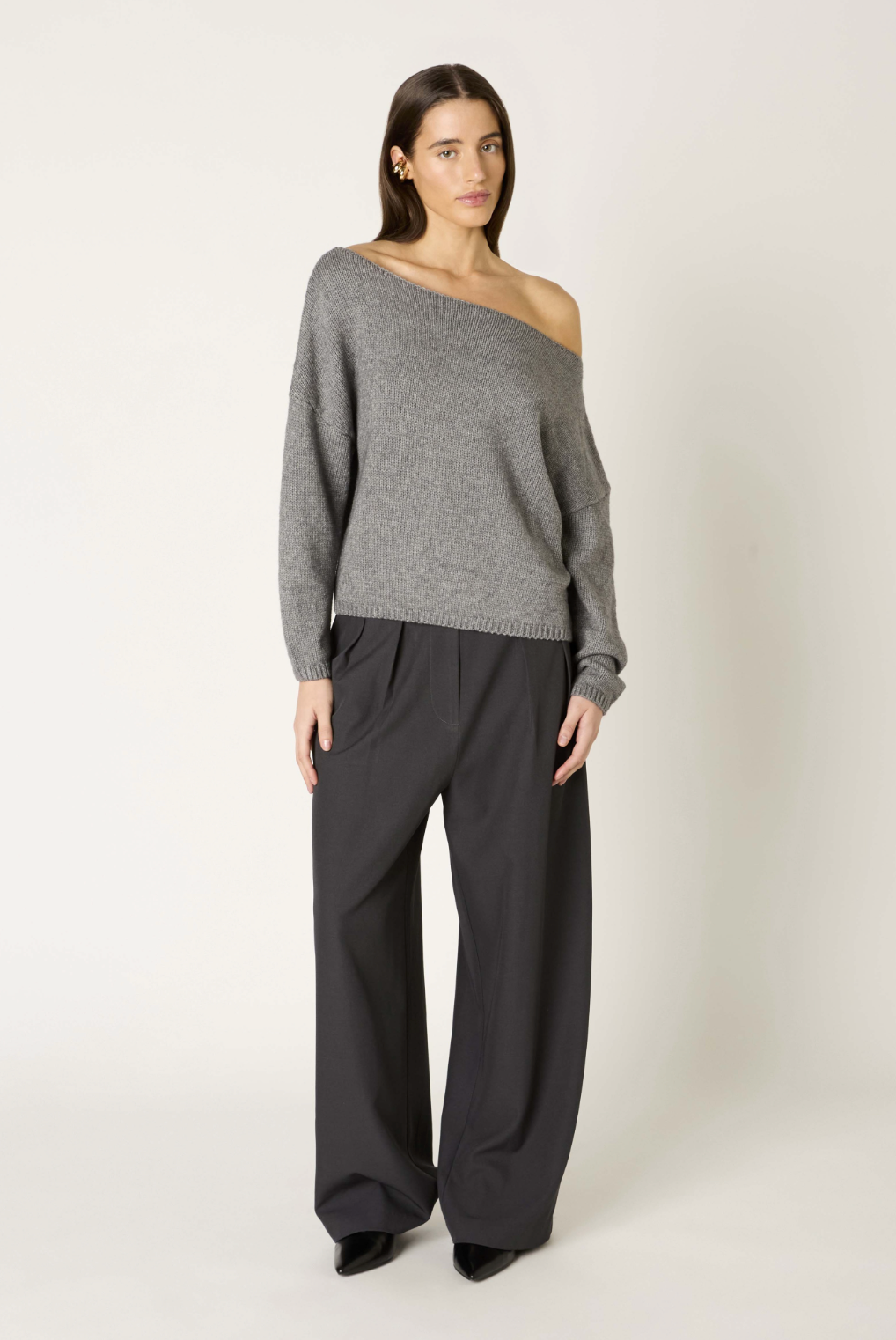 Nightmoor Sweater in Heather Gray