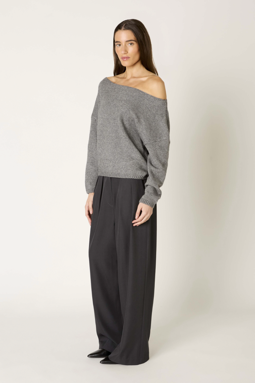 Nightmoor Sweater in Heather Gray