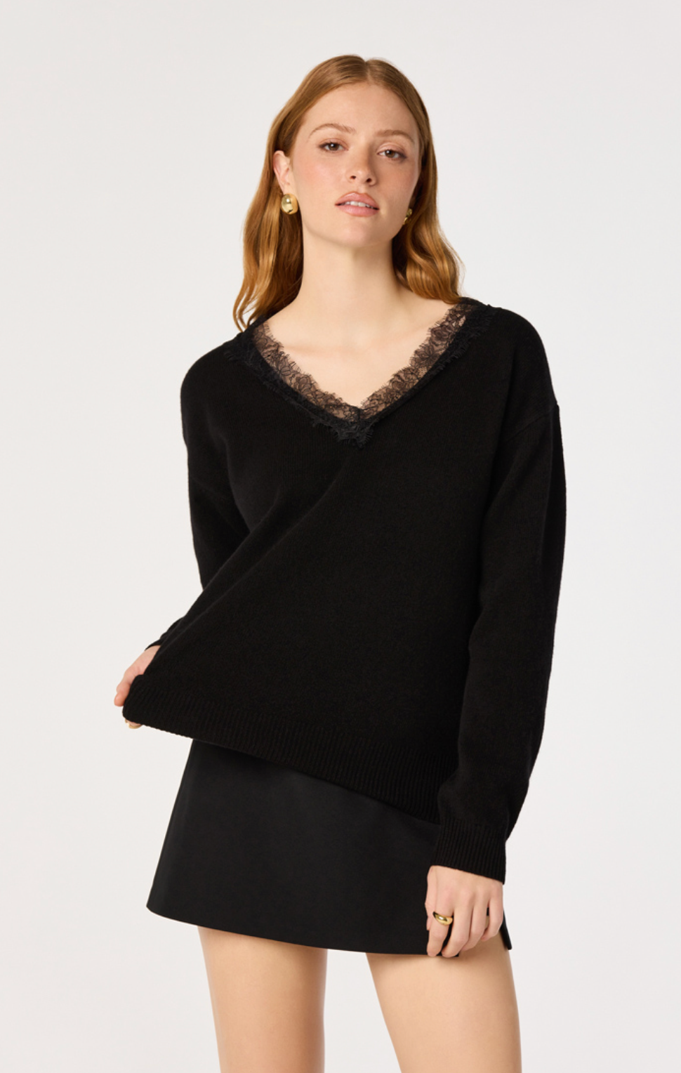 Jadyn Sweater in Black — view 4