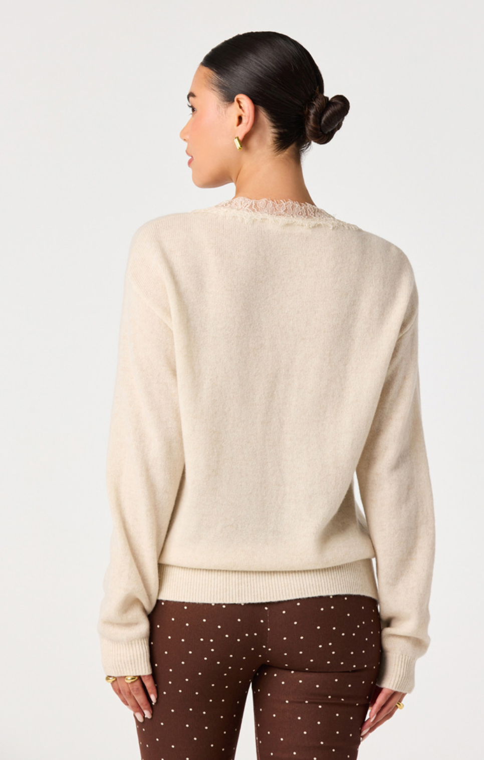 Jadyn Sweater in Ivory — view 4
