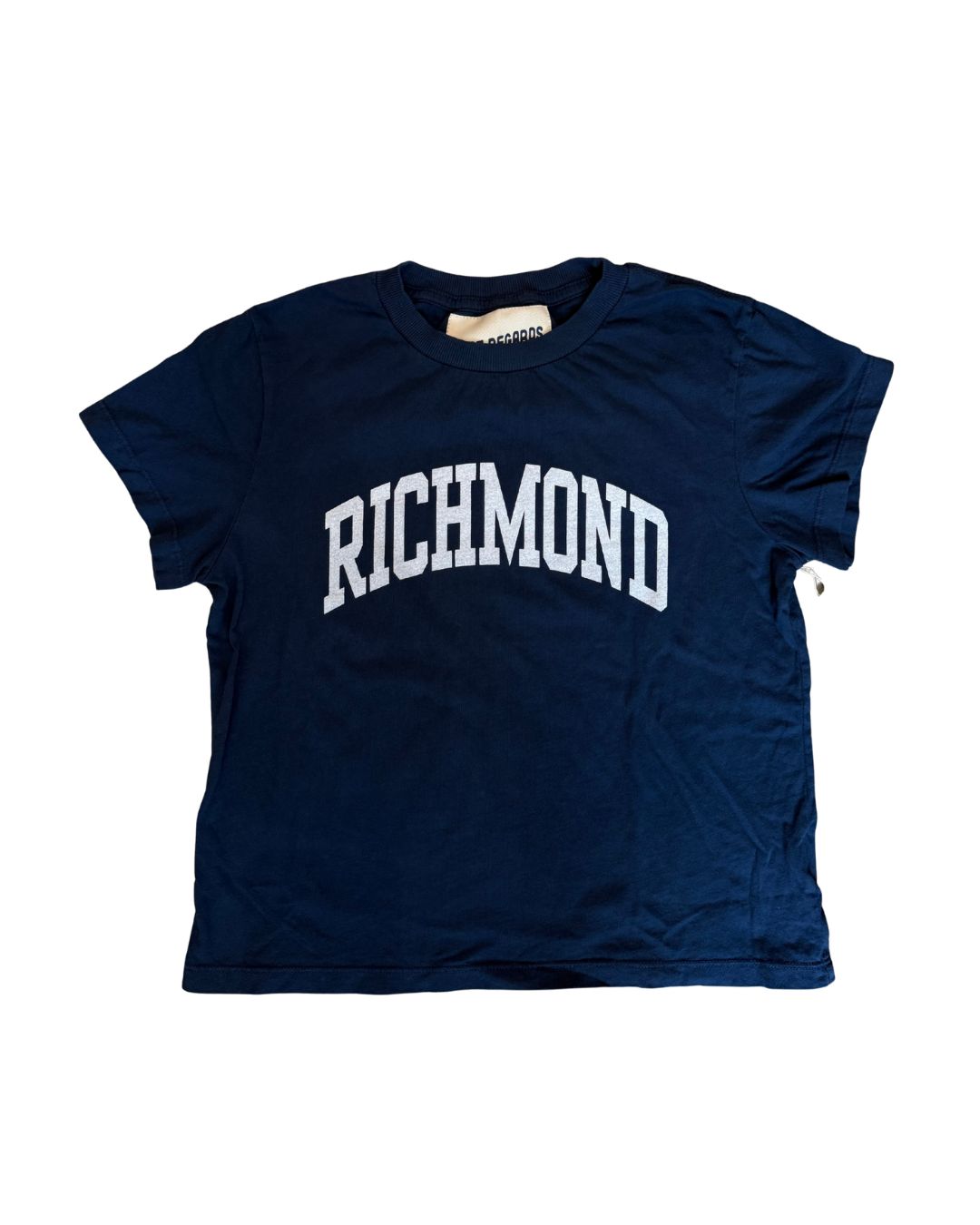 Richmond Souvenir Varsity Tee in Navy
