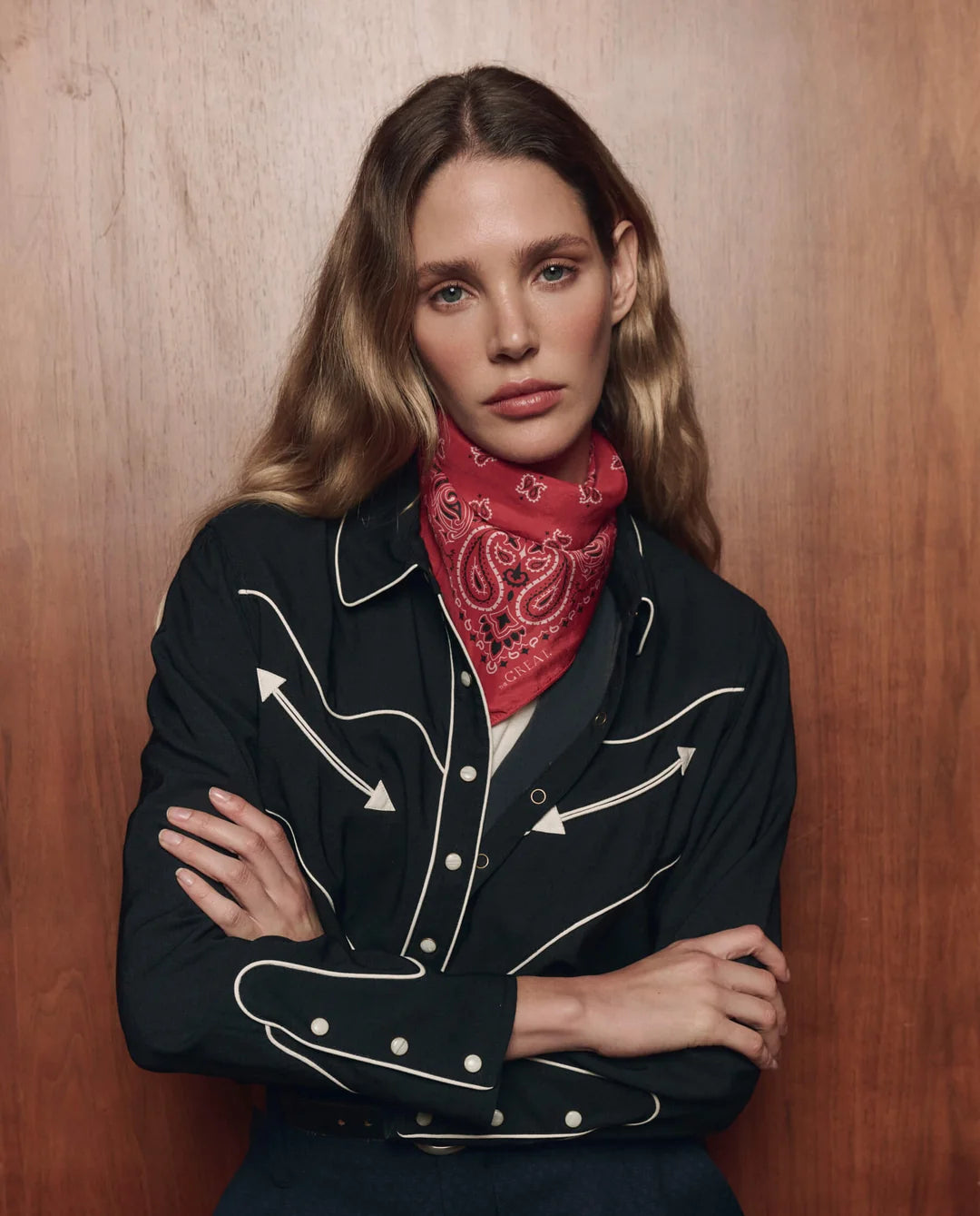 The Western Shirt in Black