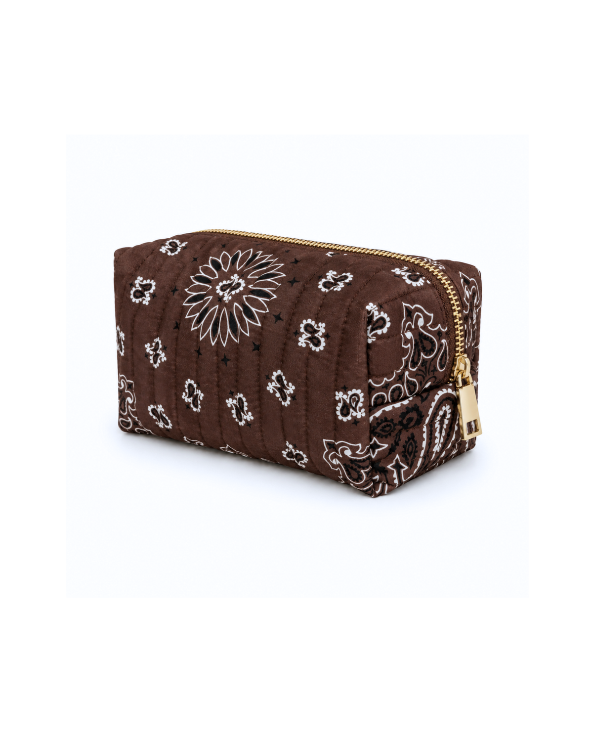 Bandana Cosmetic Case in Coco Brown
