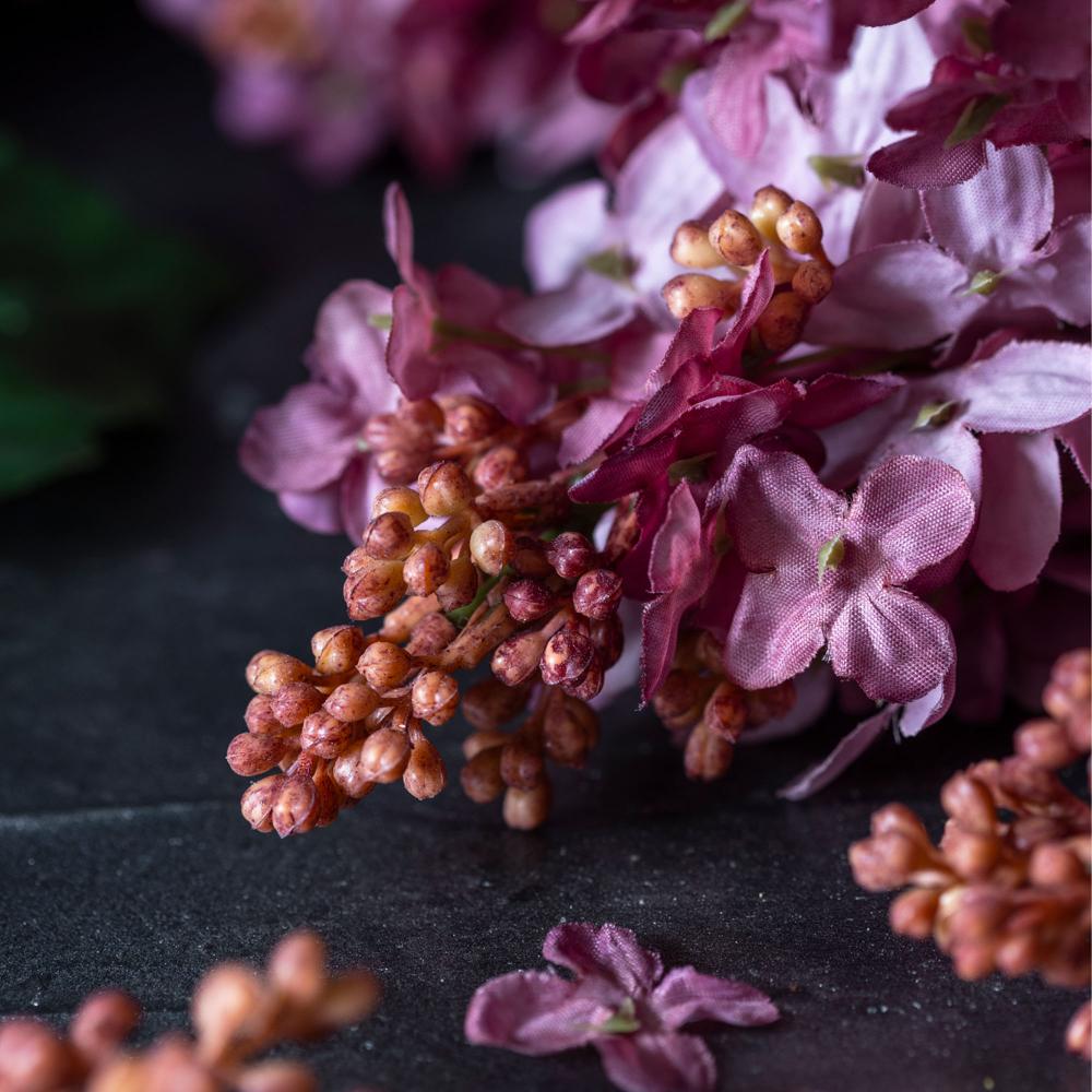 Artificial Cone Hydrangea in Sunset — view 3
