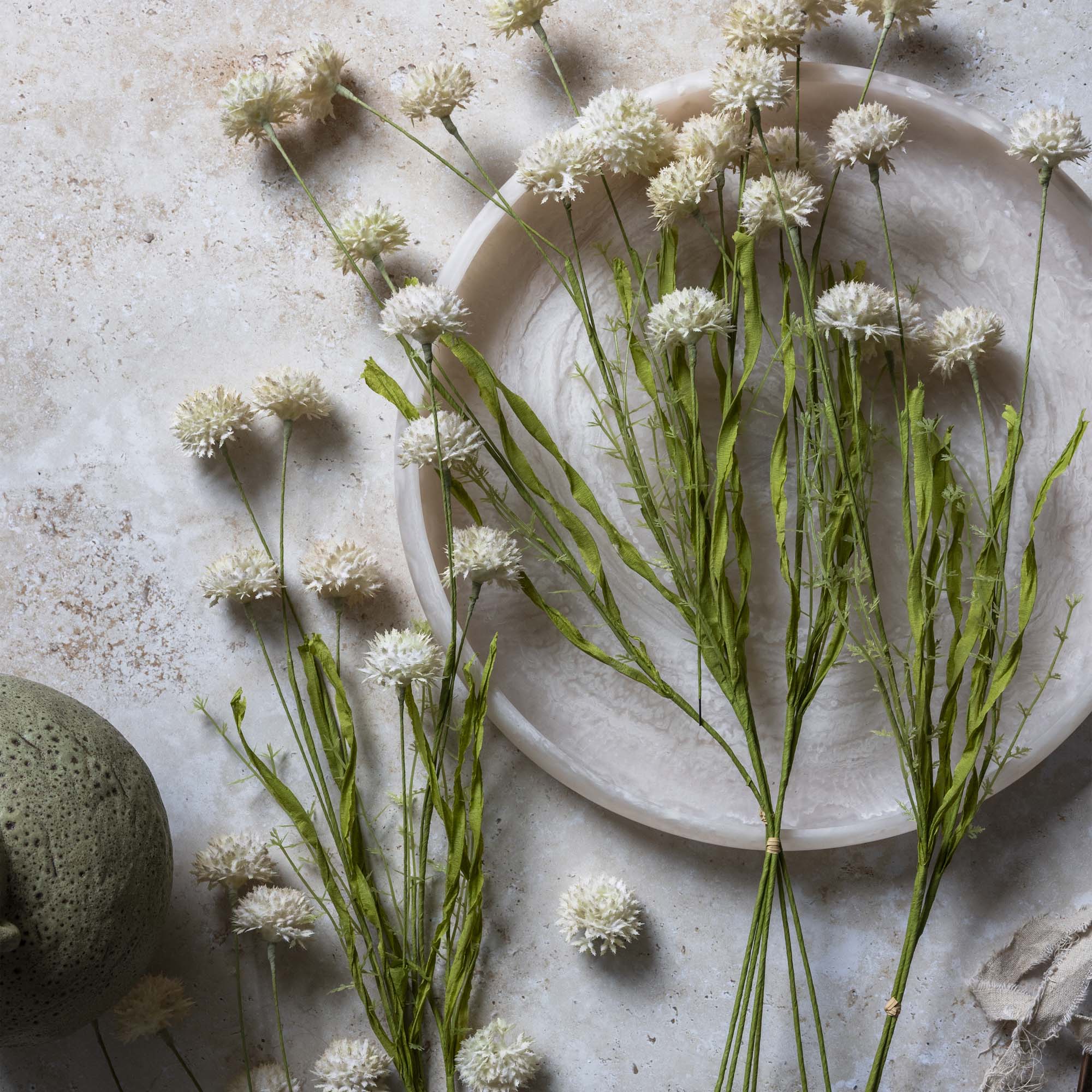 Artificial Melaleuca in Cream