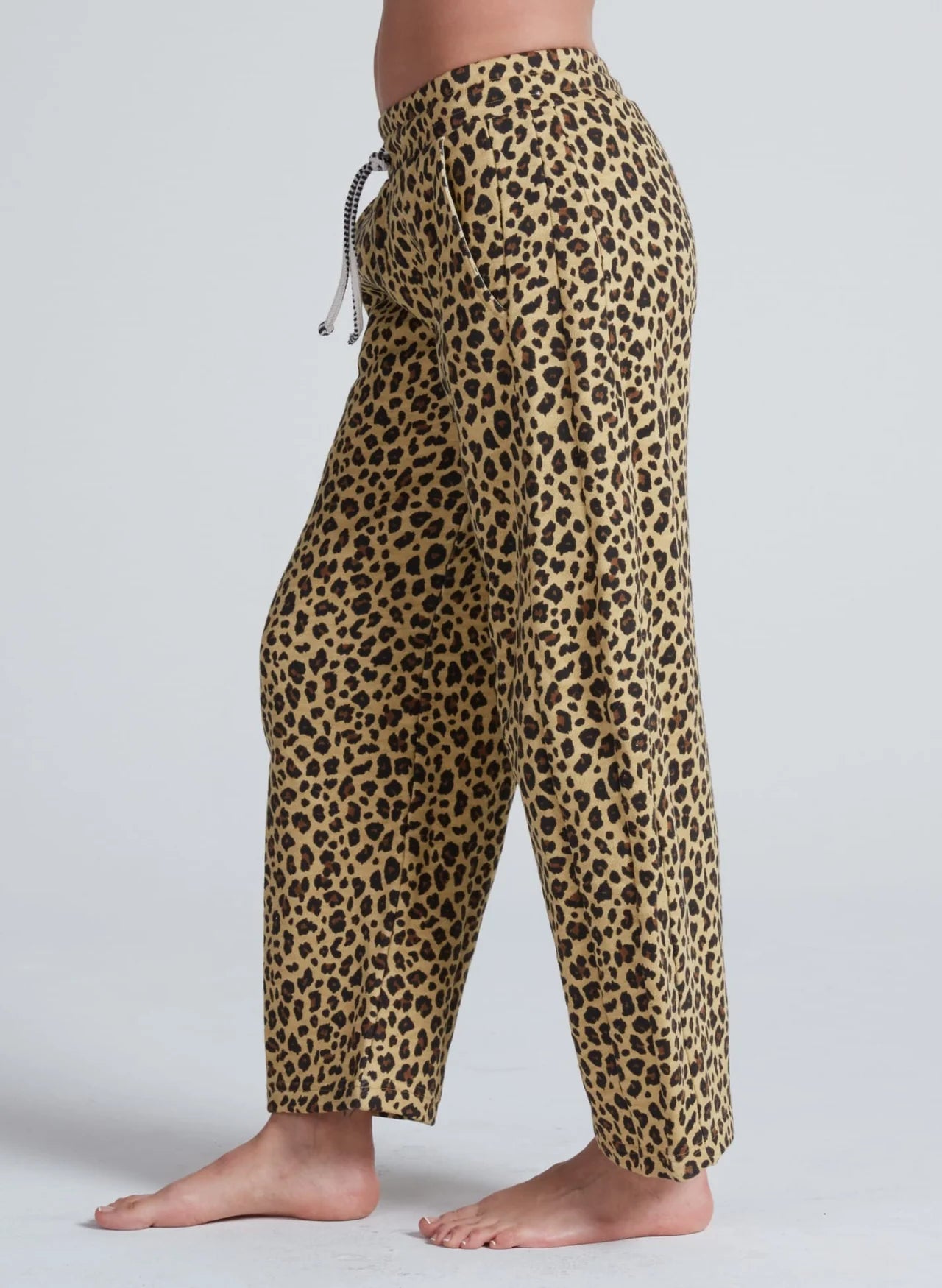 Cancun Sweatpant in Leopard — view 3