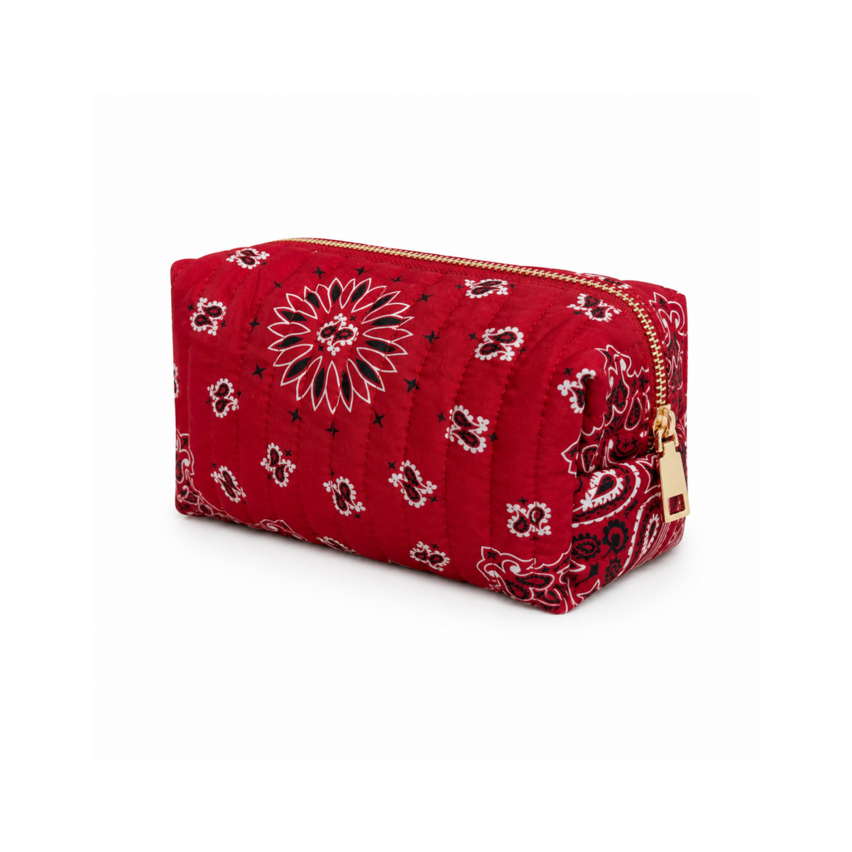 Bandana Cosmetic Case in Red