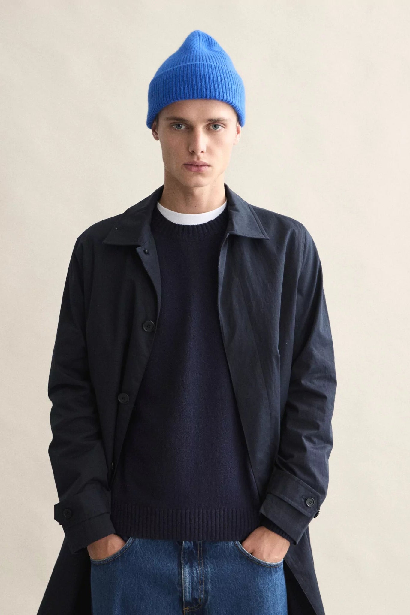 Le Bonnet Beanie in Royal Azur — view 3
