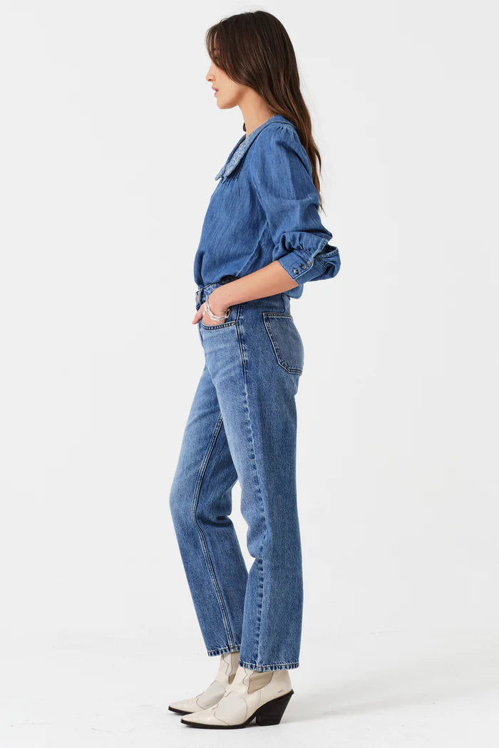 Cara Straight Leg Jean — view 3
