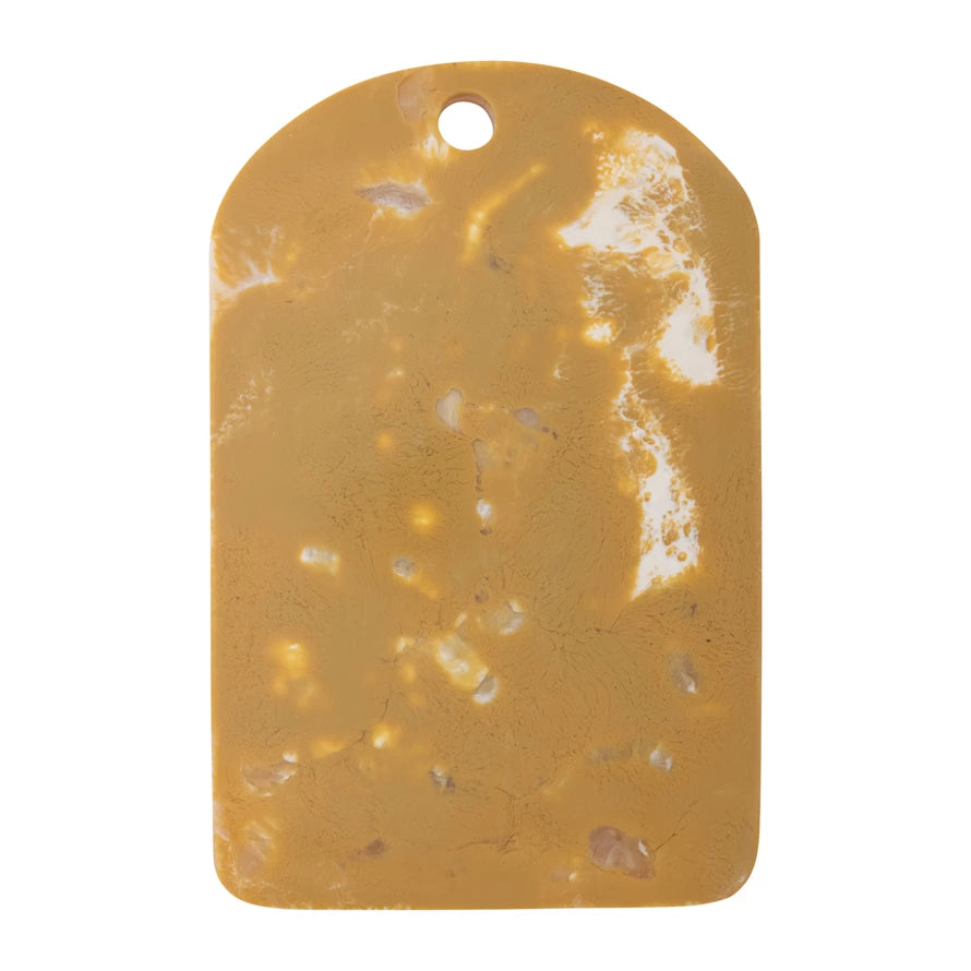Marbled Resin Cheese Board w/ Handle