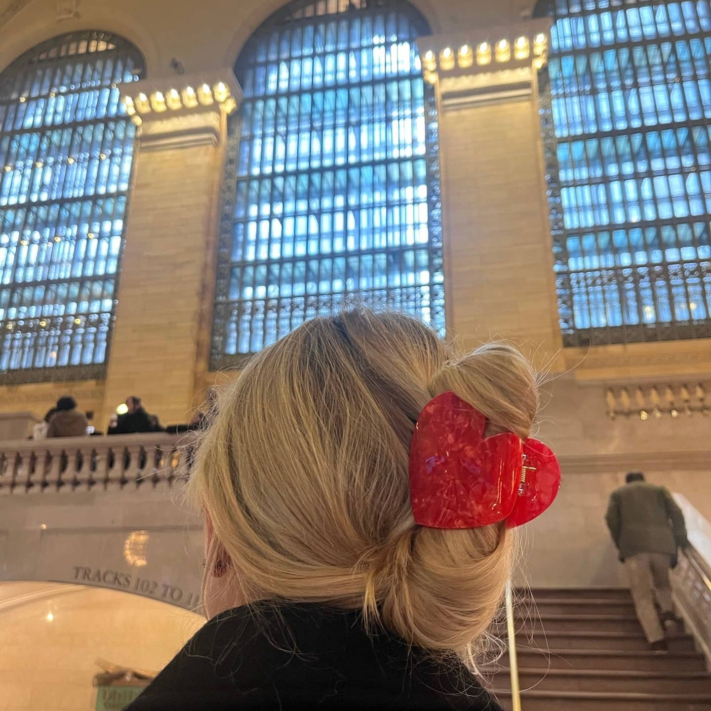 Heart Acetate Claw Hair Clip