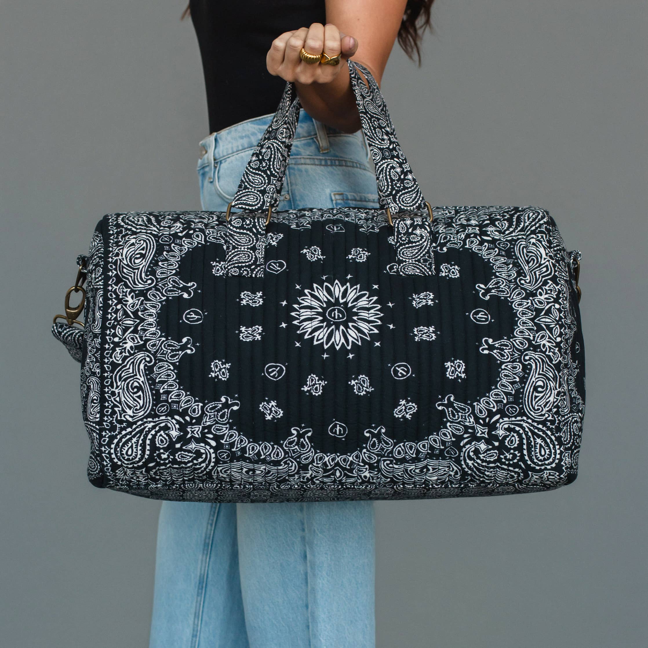 Black Bandana Duffel