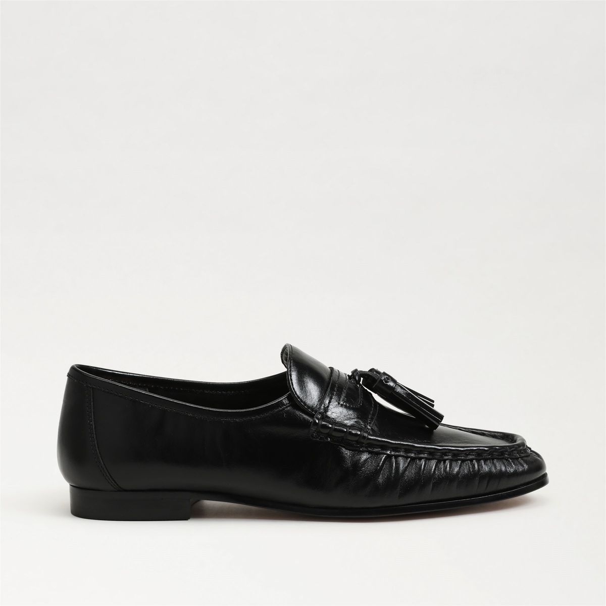 Lana Tassel Loafer in Black by Sam Edelman — side profile