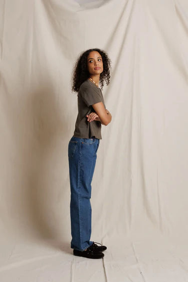 Harley Tee in Dark Olive