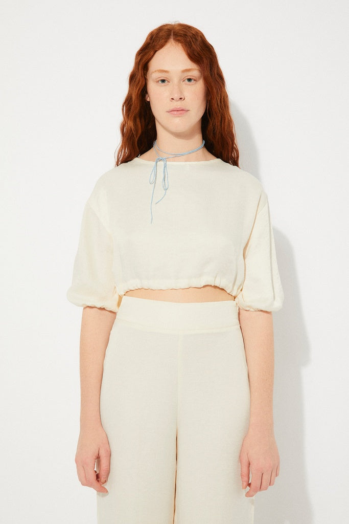 Lumen Top in Beige — view 3