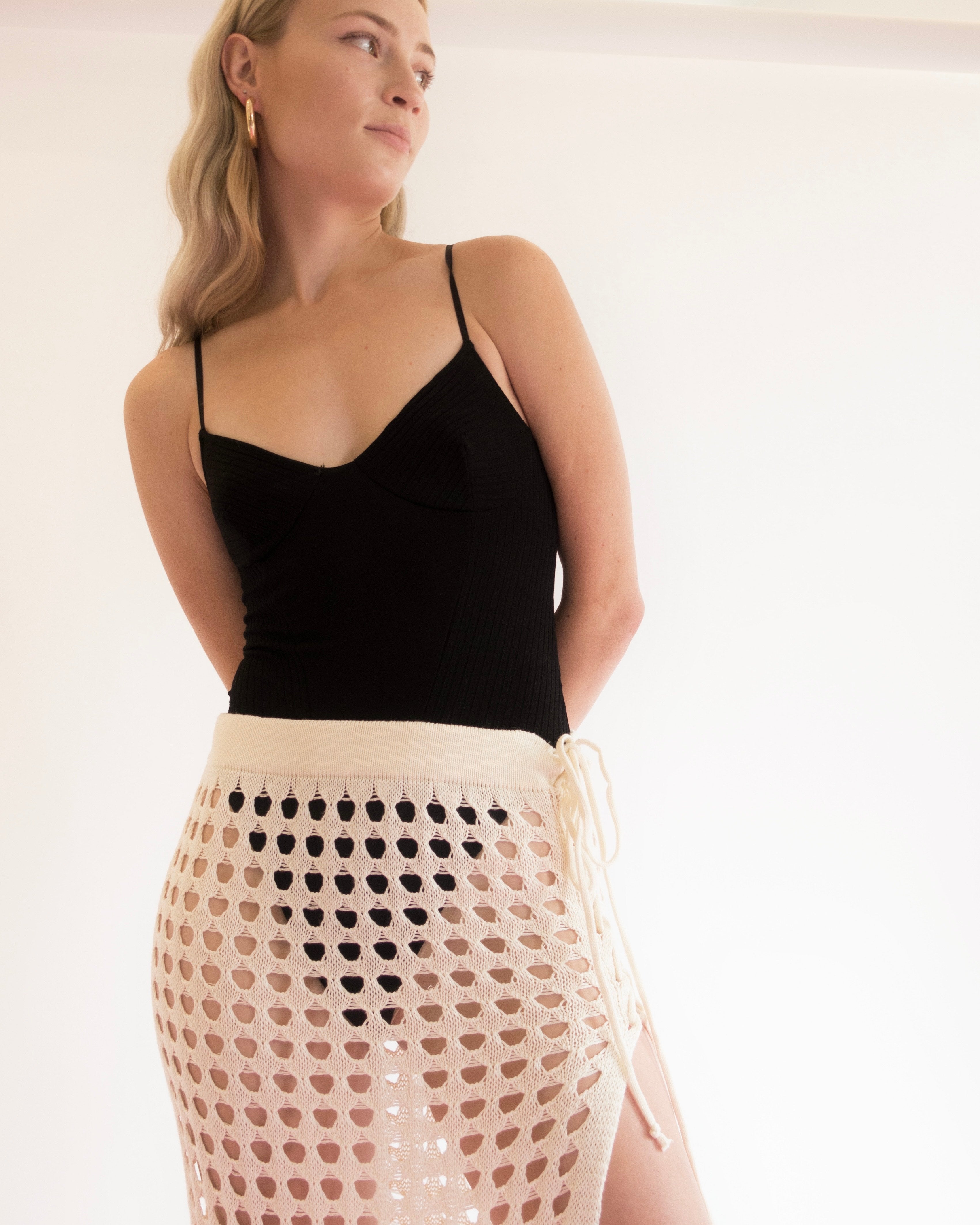 So Fine Eco Rib Nancy Bodysuit in Black
