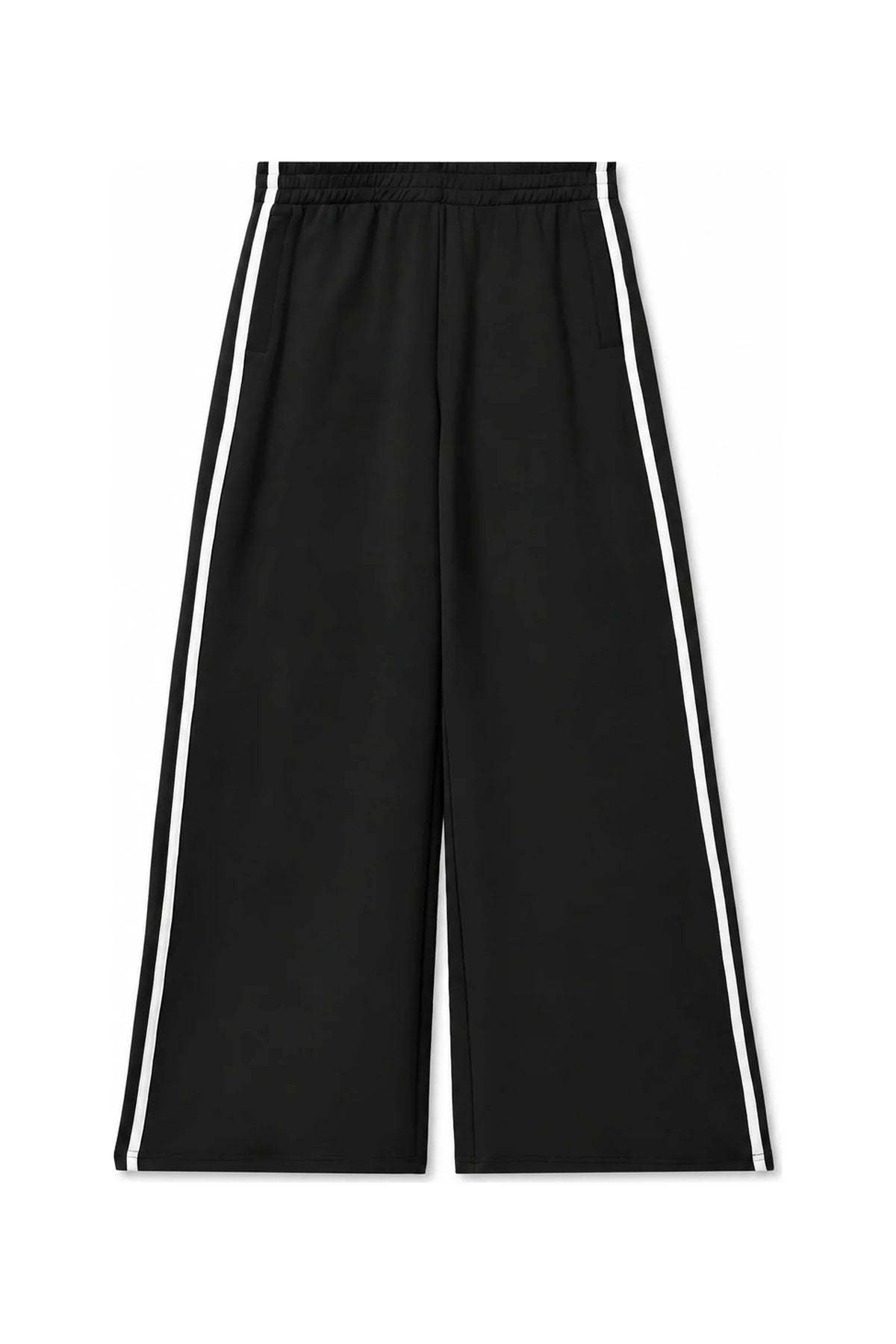 Mikos Pureform Wide Leg Pant in True Black - view 1