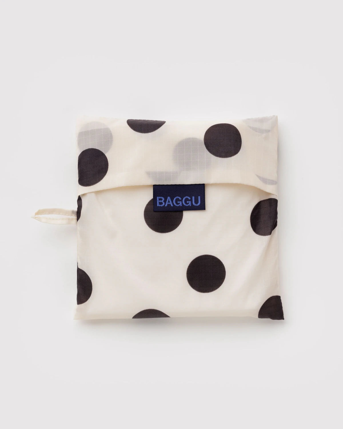 Big Baggu in Cream and Black Polka Dot — view 3