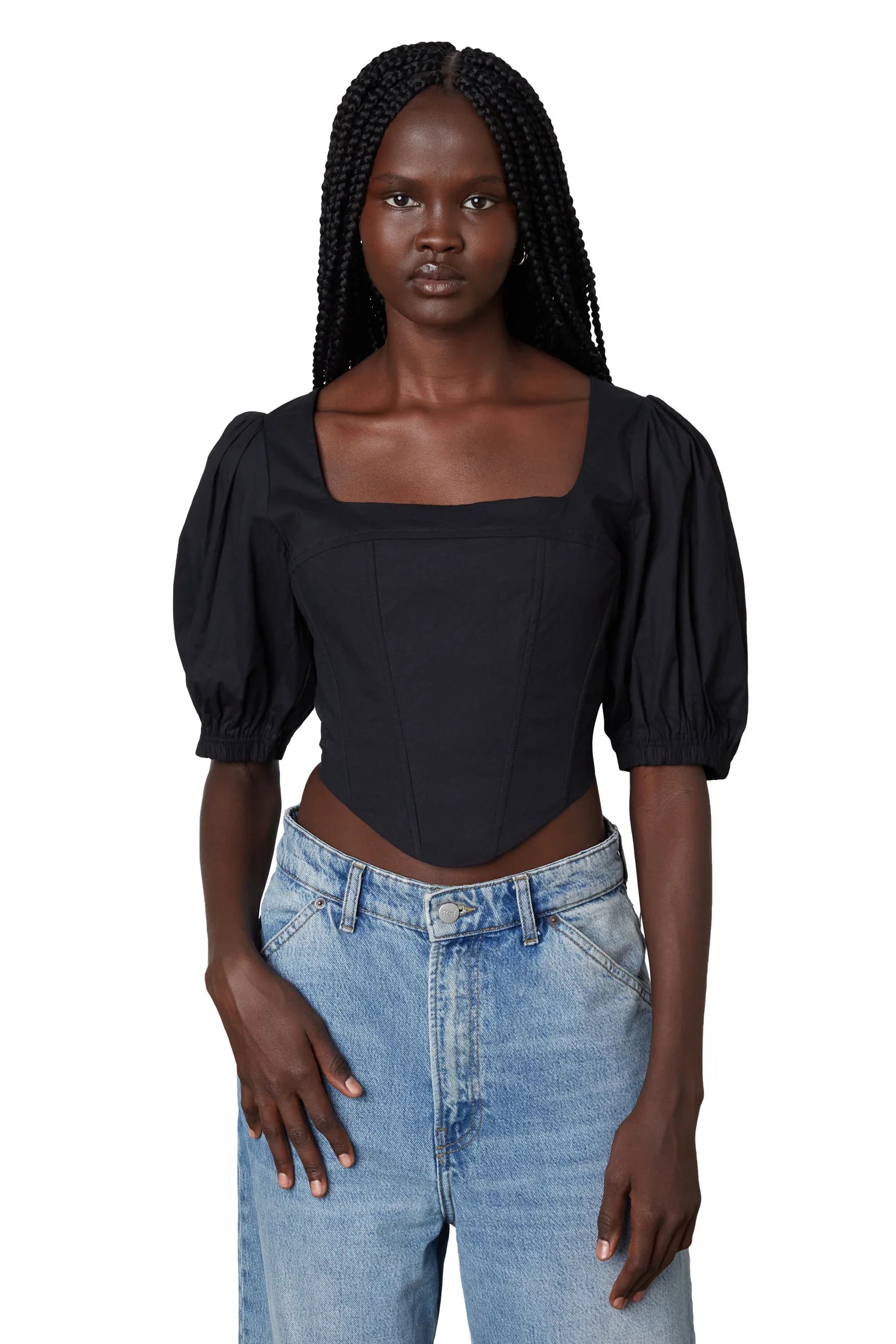 Seine Corset Top in Black