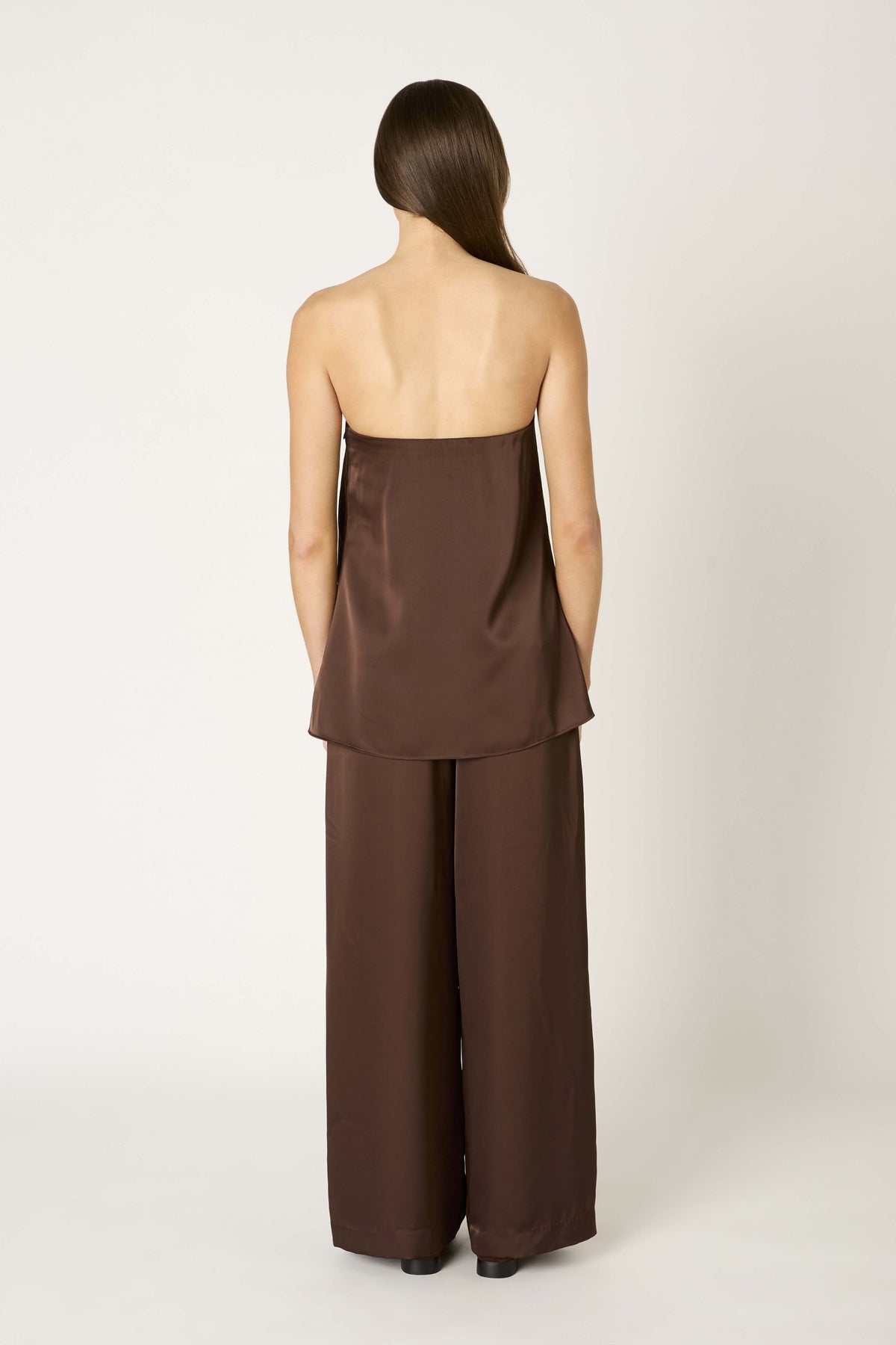 Hartfield Pant in Chocolate — back