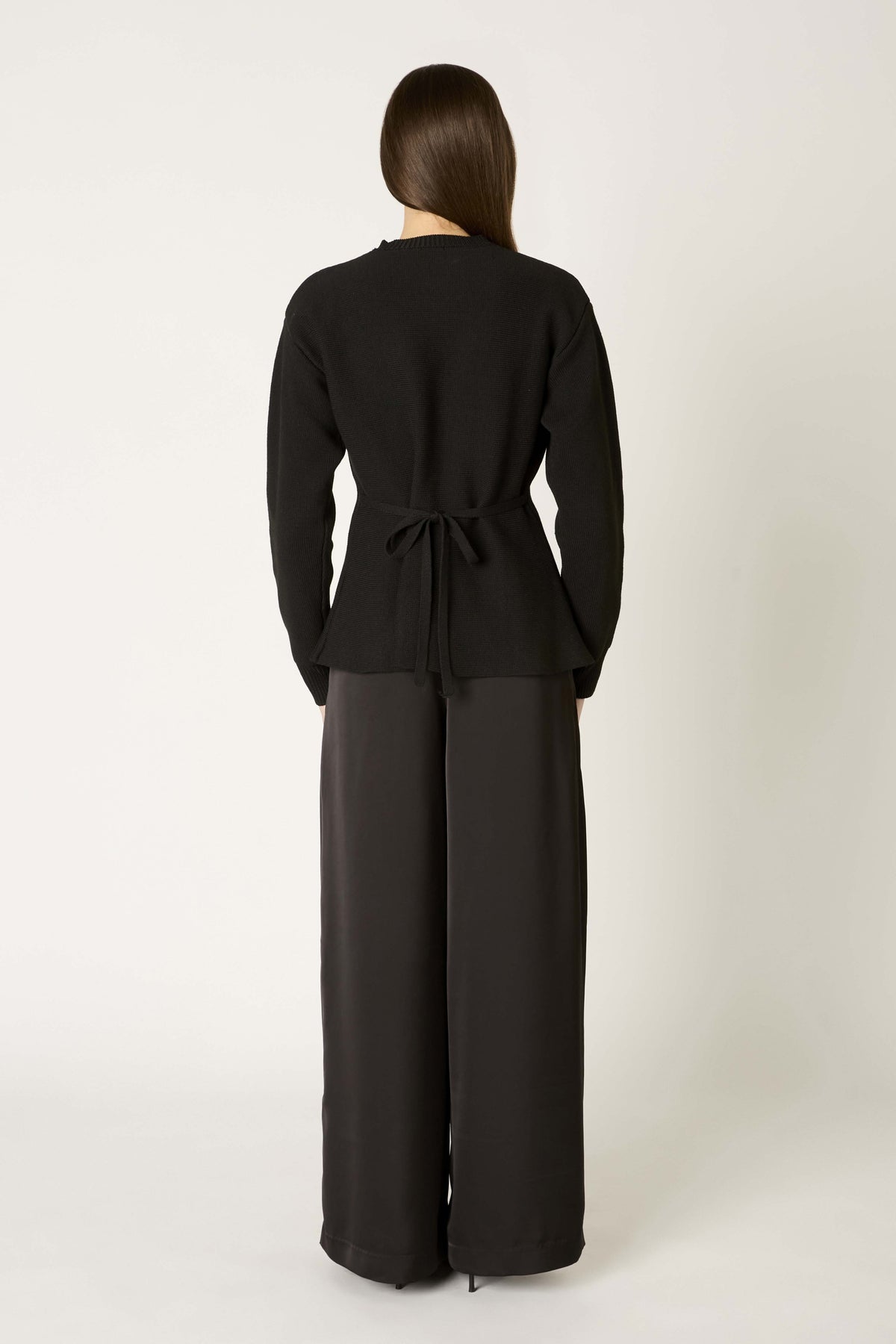 Emilia Sweater in Black — back