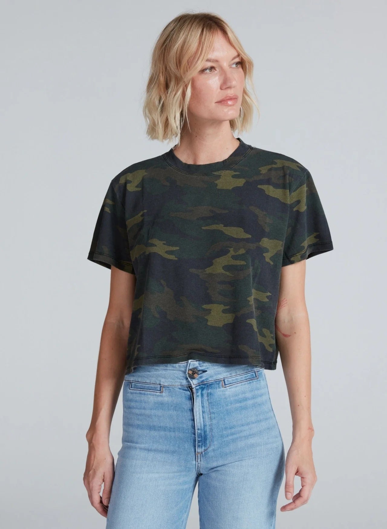 Shrunken Boy Tee in Camo — view 4