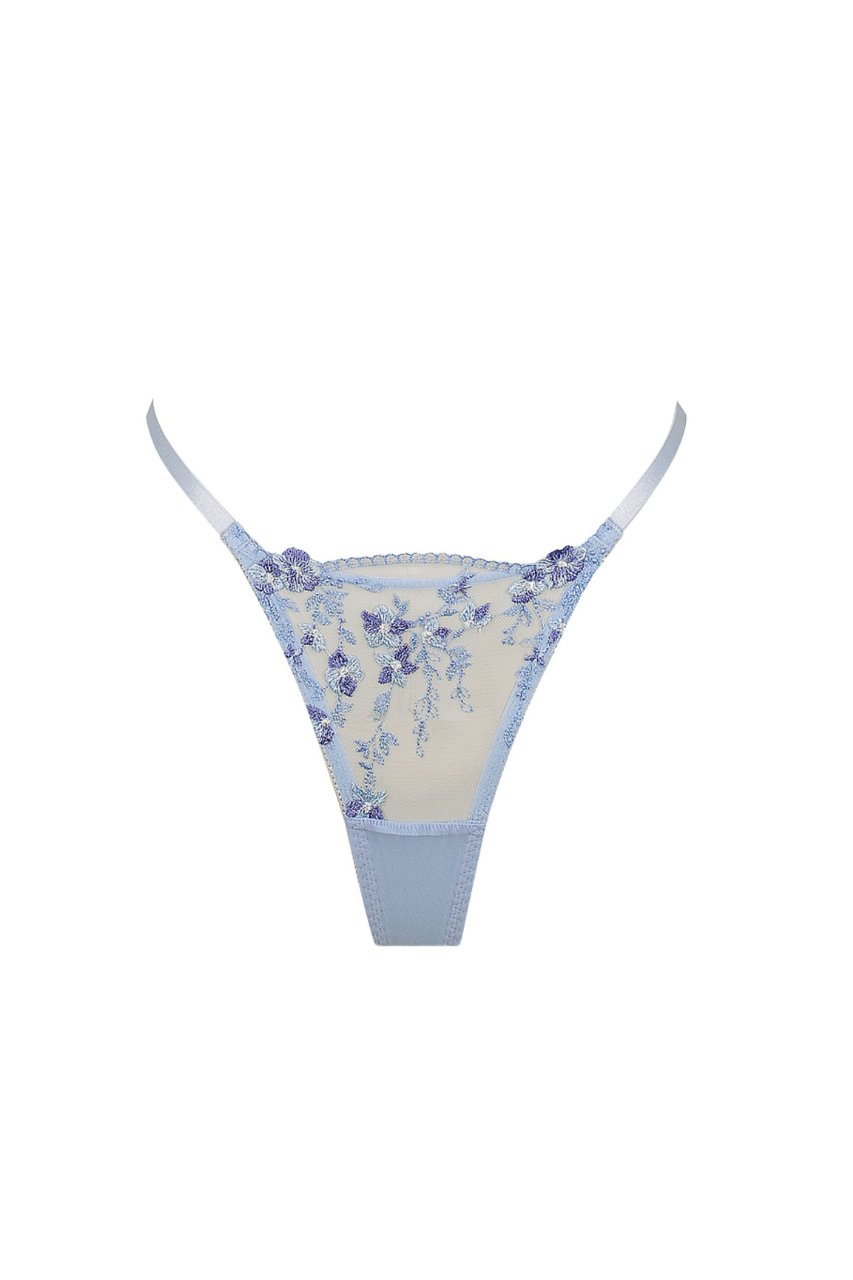 Kat the Label Sofia Thong in Cornflower - view 3
