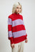Waite Sweater in Red + Lilac