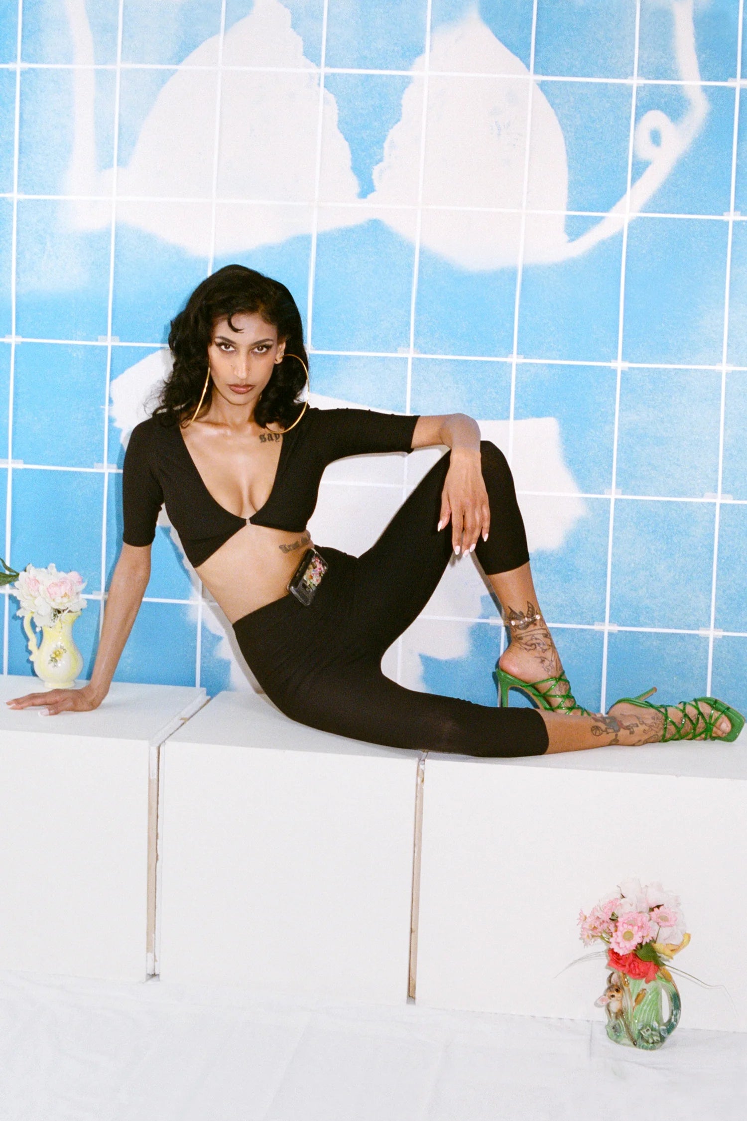 Iris Top in Black