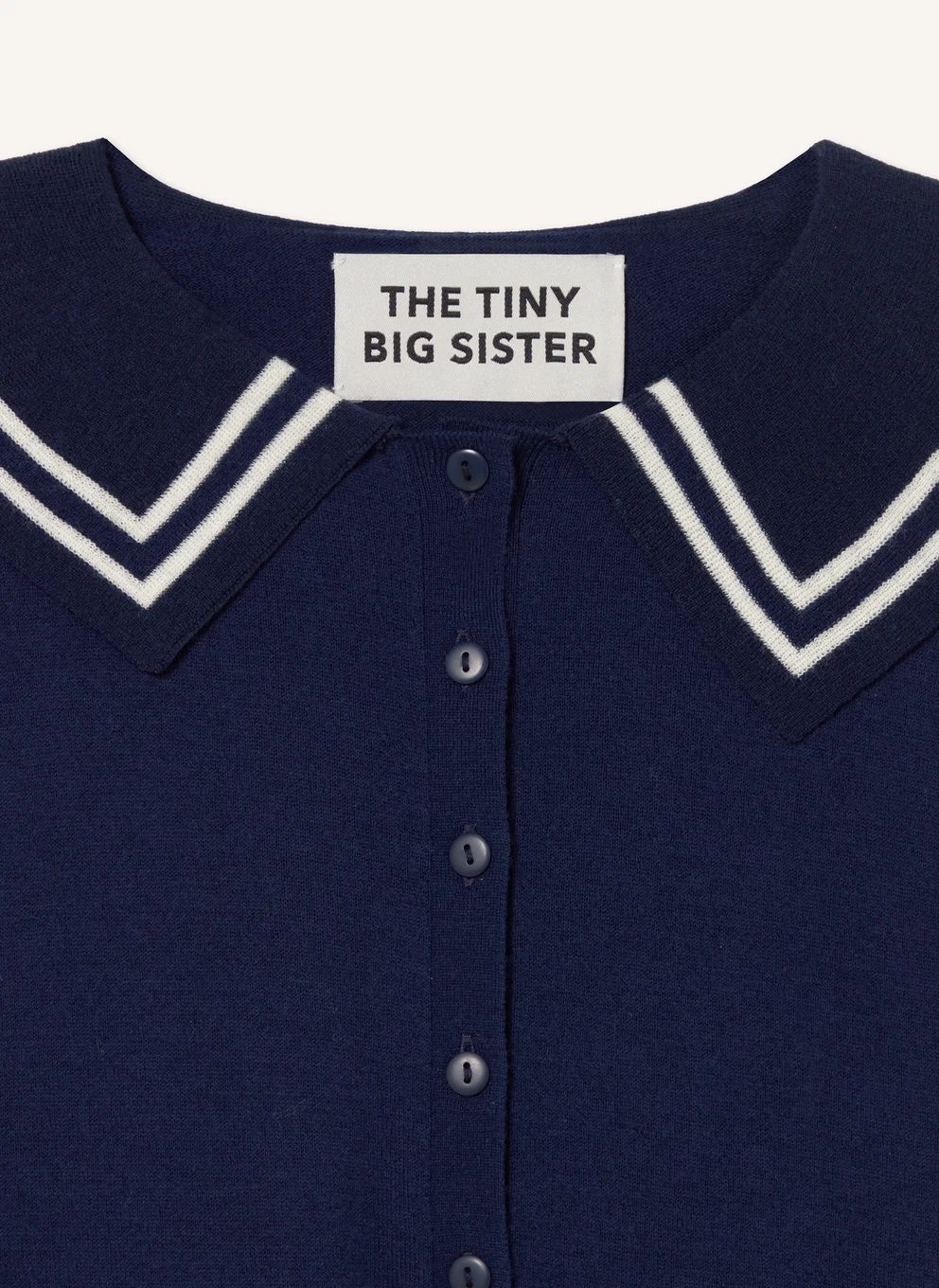 Babydoll Sweater in Navy — view 6