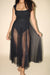 CouCou Lola Petticoat Skirt in Black