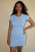 Bellevue Mini Dress in Baby Blue