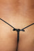 Midnight Lace Tie Up G-string in Khol